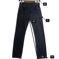 90's Levi's リーバイス 501 ボタン裏553 デニムパンツ ブラック 501-0660 USA製 Size W33 L34 福生店
