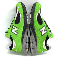 New Balance ニューバランス M2002RGZ ローカット スニーカー グリーン×ブラック size25cm 瑞穂店