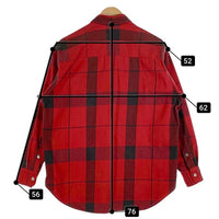 RALPH LAUREN ラルフローレン チェック フランネルシャツ レッド メタルボタン Size L 福生店