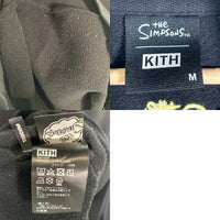 KITH NYC キス 21SS The Simpsons シンプソンズ プルオーバースウェットパーカー ブラック 刺繡 Size M 福生店