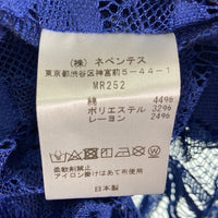 Needles ニードルズ MR252 Cabana Shirt Lace Cloth カバナシャツ レース生地 ブルー sizeL 瑞穂店