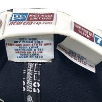 90's New Era ニューエラ NHL ニューヨーク・レンジャース RANGERS LIBERTY 59FIFTY ベースボールキャップ ネイビー ウール USA製 Size 7 1/8 (56.8cm) 福生店