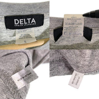 DELTA デルタ プリント ロングスリーブTシャツ グレー Size L 福生店