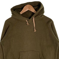COLIMBO コリンボ プルオーバースウェットパーカー オリーブ ラグランスリーブ Size M 福生店
