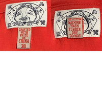 EVISU エヴィス 恵比寿様 プリント Tシャツ レッド Size 38 福生店