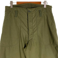 U.S.NAVY 米軍 A-2 DECK TROUSERS デッキトラウザー パンツ オリーブ 8415-01-013-4835 79年会計 Size M 福生店