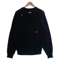 KENZO ケンゾー BOKE FLOWER エンブロイダリー コットン スウェット ブラック レッド FE65SW2454MF Size L 福生店