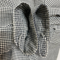 corefighter コアファイター 短丈 両ポケット チェックシャツ ブラック sizeS 瑞穂店