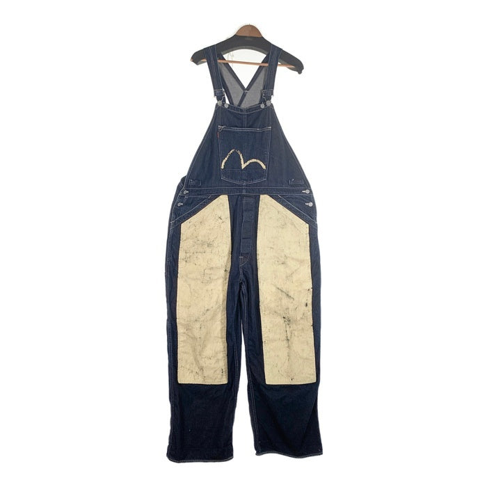 EVISU エヴィス ダブルニーデニムオーバーオール インディゴ