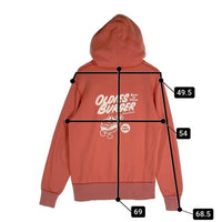 BURNS OUTFITTERS バーンズ アウトフィッターズ Cozun PT PULL PARKA OLDIES BURGER コズン プルパーカー オールディーズ バーガー フーディー ピンク BR-24394 Size XL 福生店