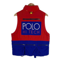 Polo by Ralph Lauren ポロラルフローレン HI TECH ハイテック ナイロンベスト レッド ブルー フィッシング Size S 福生店