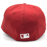 90's New Era ニューエラ MLB ニューヨーク・ヤンキース 59FIFTY ベースボールキャップ レッド ウール USA製 赤白刺繡 Size 7 1/8 (56.8cm) 福生店