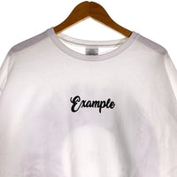 EXAMPLE エグザンプル バックバンダナサークルプリント Tシャツ ホワイト Size XL 福生店