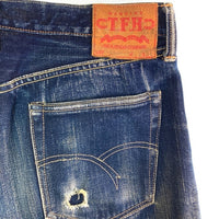 THE FLAT HEAD フラットヘッド 3005 14.5oz ストレート デニムパンツ インディゴ size34 瑞穂店