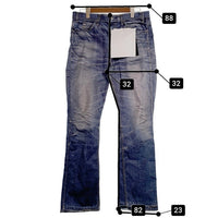 eye JYUNYA WATANABE MAN ジュンヤワタナベマン 25SS Levi's リーバイス ベルベルジン 607E デニム転写プリント ナイロンブーツカットパンツ インディゴ WO-P918 Size L 福生店