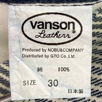 vanson バンソン ストライプ ペインターパンツ ネイビー size30 瑞穂店