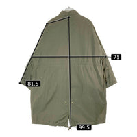 SHENERY シーナリー snz1012108a0001 モッズコート カーキ sizeF 瑞穂店