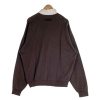 FEAR OF GOD フィアオブゴッド ESSENTIAL エッセンシャル LS POLO 長袖 ポロシャツ チャコール オフブラック Size M 福生店