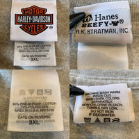 00's~ Harley-Davidson ハーレーダビッドソン イーグル JOE CARSON プリントTシャツ グレー Size 3XL 福生店