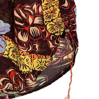 鞆帆布 柿渋染め アロハシャツ ブラウン Size L 福生店