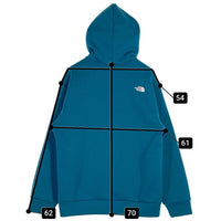 THE NORTH FACE ノースフェイス TECH AIR SWEAT WIDE HOODIE テック エアー スウェット ワイド プルオーバー フーディー パーカー ブルー NT62385 Size XL 福生店