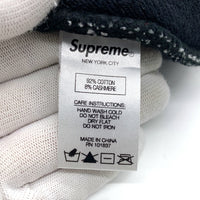 SUPREME シュプリーム Big Logo Beanie ビッグロゴ ビーニー コットン カシミヤ ブラック ワングラム 福生店