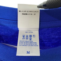 ヨルシカ 「月と猫のダンス」踊る動物Tシャツ〈鹿〉 ブルー Size M 福生店
