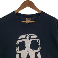 90-00's SKULL SKATES スカルスケーツ レディースカル プリントTシャツ ブラック ダリ FRUIT2枚タグ メキシコ製 Size XL 福生店