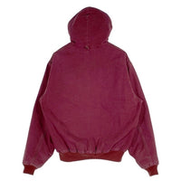 90`s Carhartt カーハート Active Jacket アクティブジャケット バーガンディー JQ246 Size L 福生店