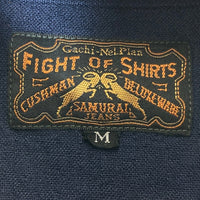 DELUXEWARE × SAMURAI JEANS × CUSHMAN デラックスウェア×サムライジーンズ×クッシュマン 3社合同 ネルシャツ オレンジ×ネイビー sizeM 瑞穂店