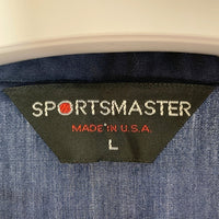 SPORTSMASTER スポーツマスター USS FOX CG-33 アメリカ海軍プリント スイングトップ ネイビー sizeL 瑞穂店