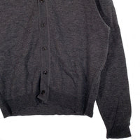 YHONE ウール アクリル ニットカーディガン チャコールグレー Size S 福生店