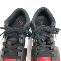 NIKE ナイキ 553560-161 GS Air Jordan 1 Low Bred Toe スニーカー ブラックxレッド size23.5cm 瑞穂店