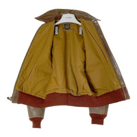 BUZZ RICKSON'S バズリクソンズ BR80653 A-2 赤リブ レザー フライトジャケット ブラウン size38 瑞穂店