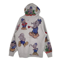 SUPREME シュプリーム 22AW Elephant Hooded Sweatshirt エレファント プリント プルオーバースウェットパーカー グレー Size L 福生店