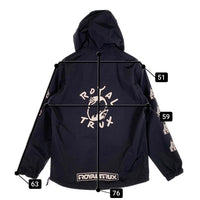 HYSTERIC GLAMOUR ヒステリックグラマー 17AW RX ナイロン アノラック プルオーバージャケット ブラック プリント 02173AB10 Size L 福生店