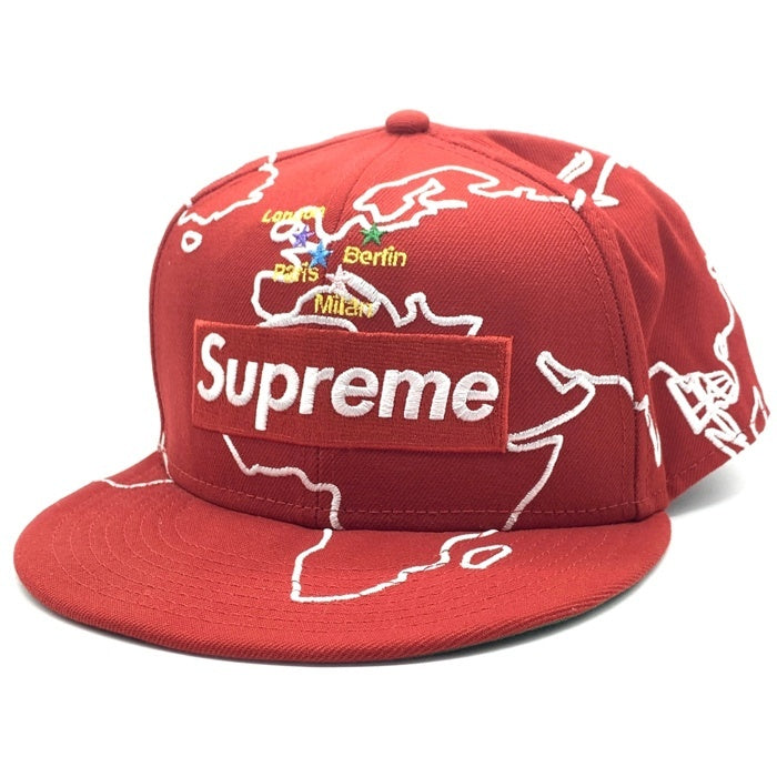専用！！シュプリーム SUPREME キャップ ボックスロゴ 刺繍 人気 レッド SUPREME シュプリーム 23AW Worldwide Box Logo New Era