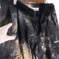 OFF-WHITE オフホワイト タイダイ染め リップストップ カーゴパンツ 裾ラインストーン ブラック OMCF015S20H86020 Size 32 福生店