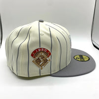 NEWERA ニューエラ Chicago White Sox ASG 1950 シカゴ・ホワイトソックス HOME GAME別注 59FIFTY ベースボールキャップ サイドパッチ ホワイト グレー Size 7 5/8 (60.6cm) 福生店