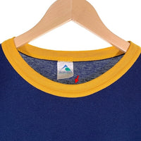 90's Boy Scouts of America ボーイスカウト プリントリンガー Tシャツ ネイビー イエロー AUGUSTA Size XL 福生店