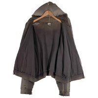 SAINT Mxxxxxx セントマイケル 24AW DBL FC ZIP HOODIE ヴィンテージ加工 ジップアップ フーディー パーカー チャコール SM-YS1-0000-042 Size M 福生店