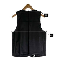 HARLEY-DAVIDSON ハーレーダビッドソン レザーベスト スナップボタン ブラック USA製 Size L 福生店