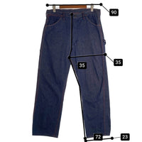 70's BLUE BELL, INC. ブルーベル SCOVILL ジッパー ペインター デニム パンツ インディゴ USA製 Size 36 × 31 福生店