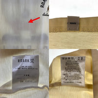 ROARK ロアーク REVIVAL "RAMBLERS" S/S TEE プリントTシャツ ナチュラル Size L 福生店