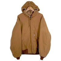 CARHARTT カーハート DUCK ACTIVE JACKET アクティブジャケット ブラウン J131-BRN USA製 Size L 福生店
