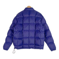 80's L.L.Bean エルエルビーン ナイロンリップストップ グースダウンジャケット ブルー スナップボタン 9U488 Size XL 福生店