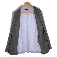 COMME des GARCONS HOMME コムデギャルソンオム ニット切替 ストライプシャツ ジップアップ Size M 福生店