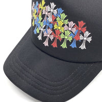 Chrome Hearts クロムハーツ MULTI COLOR CEMETERY CROSS TRUCKER CAP マルチカラー セメタリークロス トラッカーキャップ ブラック 福生店