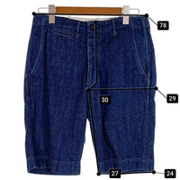 WAREHOUSE ウエアハウス Lot 1204 CHINO SHORTS インディゴデニム ショートパンツ Size 32 福生店