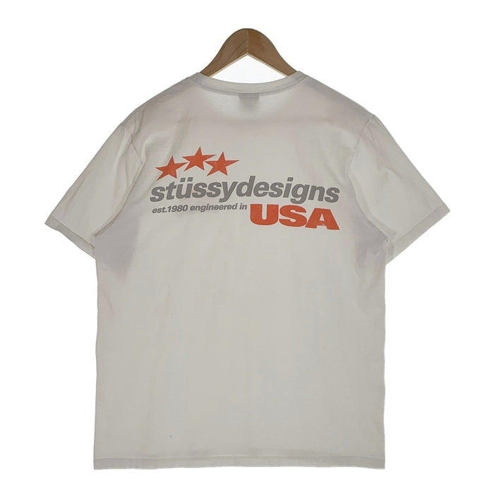 STUSSY ステューシー stussydesigns プリントTシャツ ホワイト